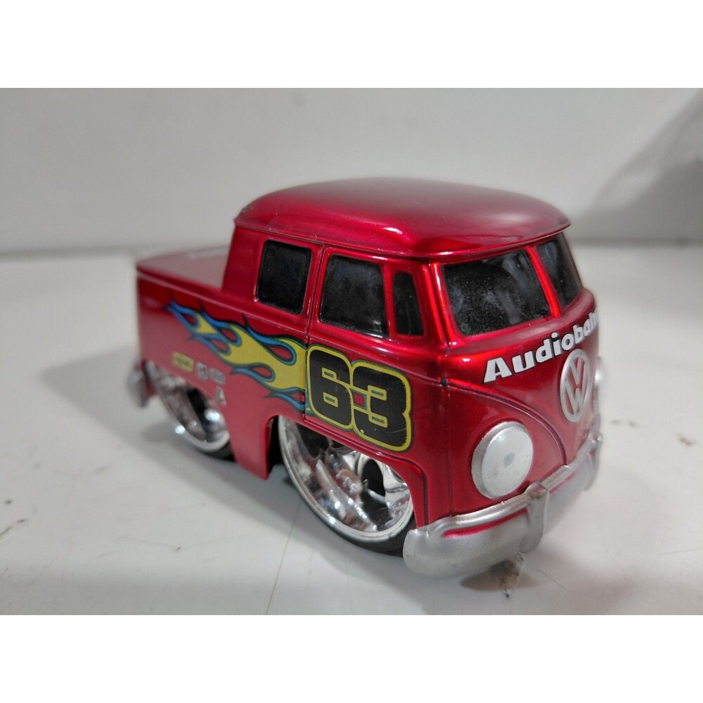 Jada Chub City 1:55 Die Cast Audiobahn Volkswagen Samba Bus Pickup Truck